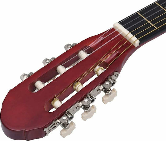 vidaXL Semi-Acoustic Guitar Cutaway Natural
