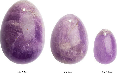 La Gemmes Yoni Pure Amethyst Egg Set Вагинални топки Лилав