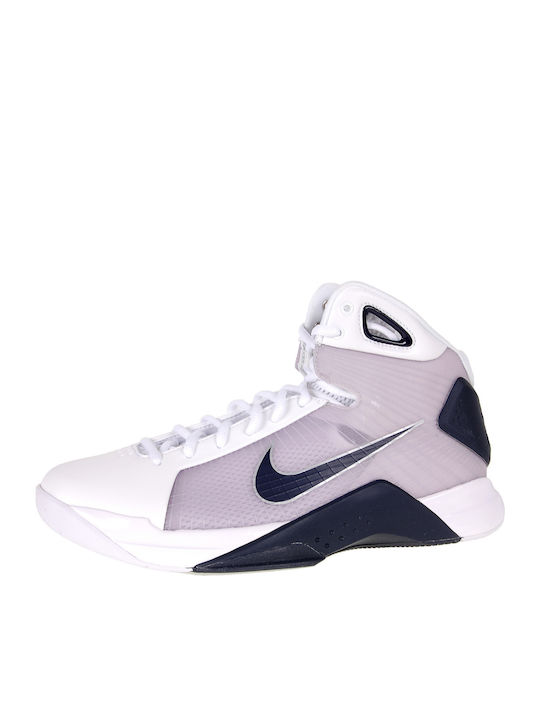 Nike Hyperdunk Ψηλά Μπασκετικά Παπούτσια Λευκά