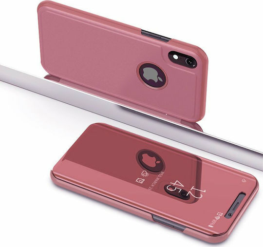 Caselab Clear View Book Πλαστικό Ροζ Χρυσό (iPhone XR)