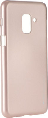 Mercury iJelly Silicone Back Cover Rose Gold (Galaxy A6 2018)