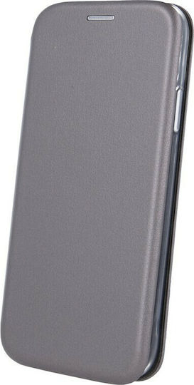 Forcell Book Δερματίνης Γκρι (Huawei P30 Lite)