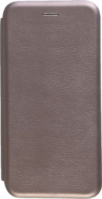 Senso Oval Stand Synthetic Leather Book Gray (Galaxy A6+ 2018)