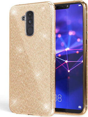 Shining Silicone Back Cover Gold (Huawei Mate 20 Lite)