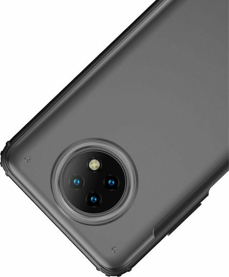 Tech-Protect Hybrid shell Back Cover Σιλικόνης Μαύρο (Redmi Note 9T)