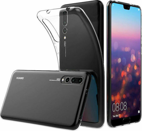 Hurtel TPU Umschlag Rückseite Silikon 0.5mm Transparent (Huawei P20 Pro)