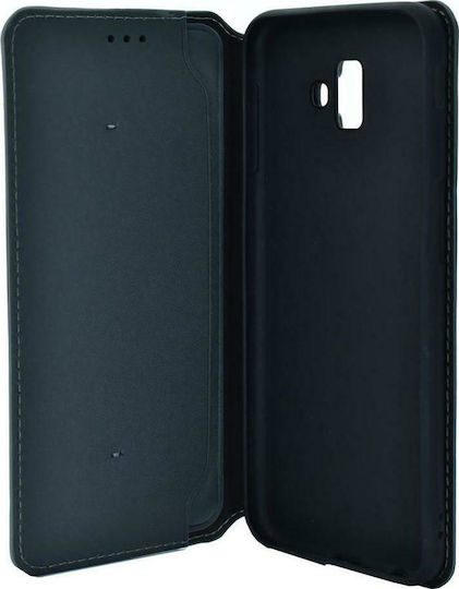 Powertech Book Synthetic Leather Gray (Galaxy J6+)