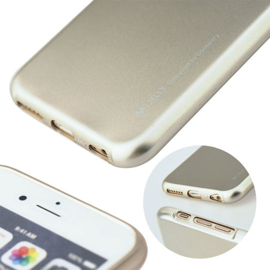 Mercury iJelly Back Cover Σιλικόνης Χρυσό (Galaxy S9+)