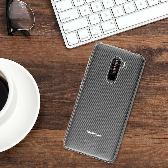 Powertech Back Cover Σιλικόνης 0.5mm Διάφανο (Pocophone F1)