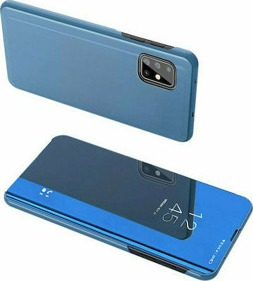 Hurtel Clear View Plastic Book Blue (Galaxy S20 FE)