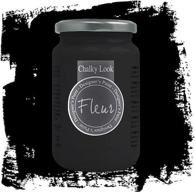 Fleur Chalky Look Χρώμα Κιμωλίας F77 Μαύρο 330ml