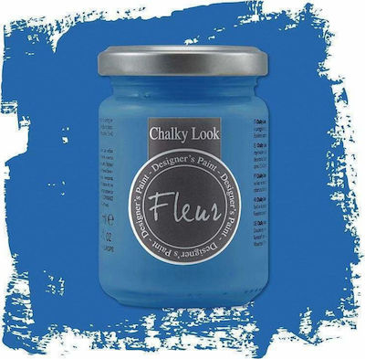 Fleur Chalky Look Χρώμα Κιμωλίας F64 Primary Cyan Μπλε 130ml