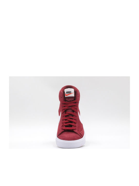 Blazer Mid 77 Kids High Sneakers for Boys Red