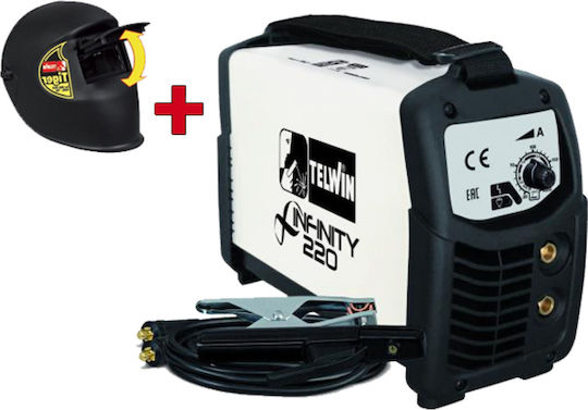 Telwin Infinity 220 Welding Machine Inverter TIG / MMA with Maximum Welding Current 200A and Duty Cycle 35%