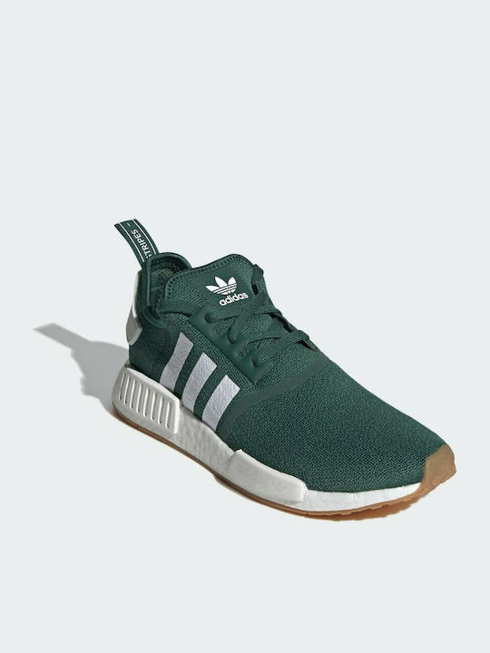 NMD_R1 Sneakers Collegiate Green / Cloud White / Gum