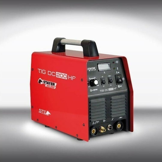 Stayer TIG DC 200HF Ηλεκτροκόλληση TIG με Μέγιστο Ρεύμα Συγκόλλησης 200A και Κύκλο Εργασίας 100%