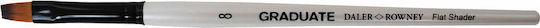 Daler Rowney Graduate Flat Shader Πινέλο Συνθετικό Πλακέ No 8