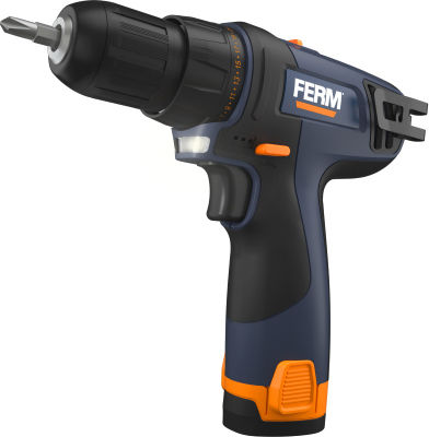 Ferm Ferm Cordless Drill Driver 10.8V 2x1.5Ah Battery