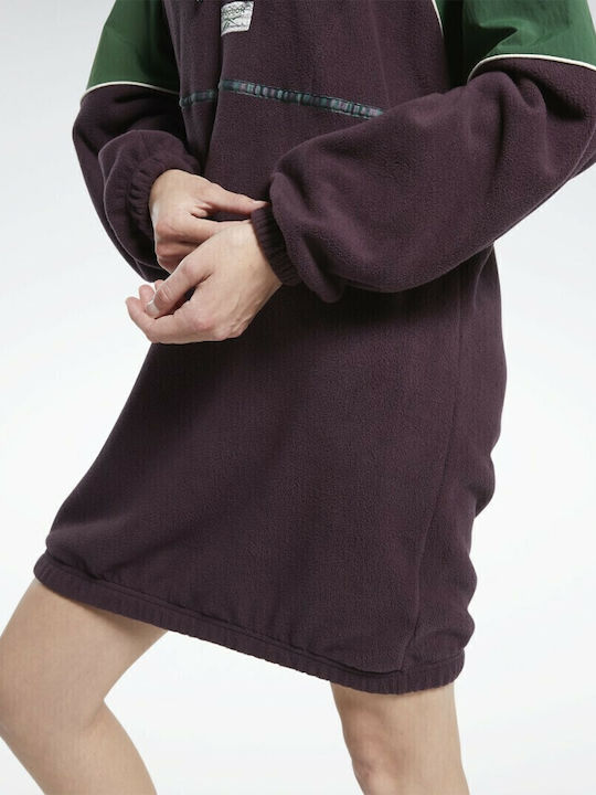Classics Winter Escape Mini Athletic Dress Long Sleeve with Hood