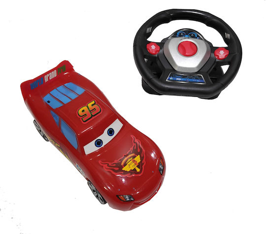 Dickie Cars 3 Lightning McQueen Single Drive Teleghidat Mașină Roșu