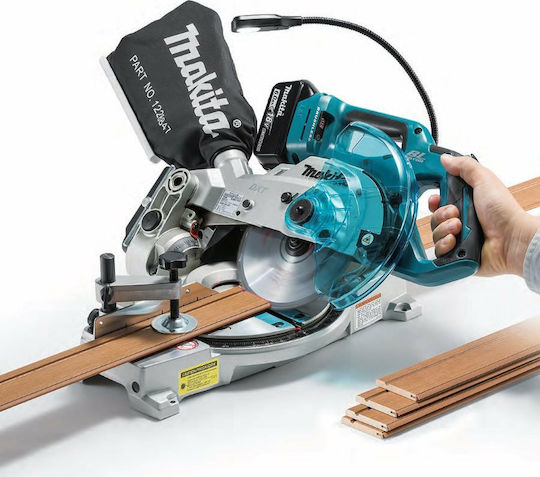 Makita Φαλτσοπρίονο Μπαταρίας 18V με Οδηγό Laser Solo