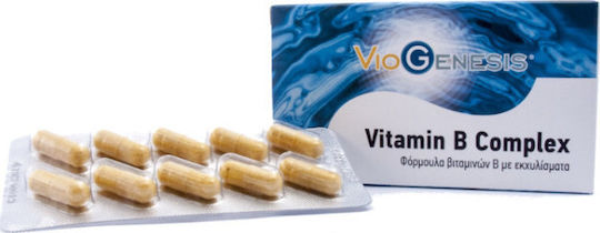 Viogenesis Vitamin B Complex Витамин за Енергия, Косата & Кожата 60 капси