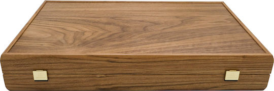 Manopoulos American Walnut Lucrat manual Table Lemn cu Piese 48x48cm