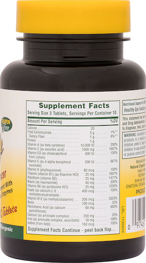 Nature's Plus Πολυβιταμίνη για Ενέργεια 30 ταμπλέτες