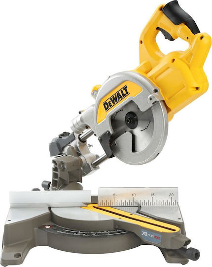 DEWALT Akku-Kapp- und Gehrungssäge 54V Schiebesäge Scheibendurchmesser 216mm 2x6Ah