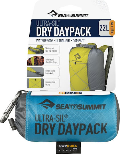 Sea to Summit Ultra Sil Στεγανός Σάκος Πλάτης 22lt Γαλάζιος