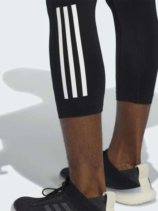 adidas Techfit 3/4 3-Stripes Мъжки Спортни Клинове Компресия Capri Черен