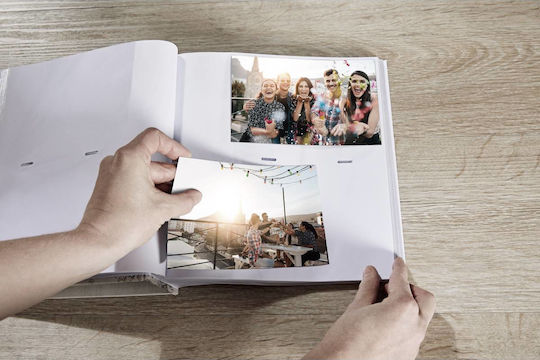 Walther Album for 200 Photos Dimensions 10x15cm Blue 21x22cm