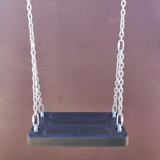 Hanging Plastic Kids Swing for 3+ Years Red