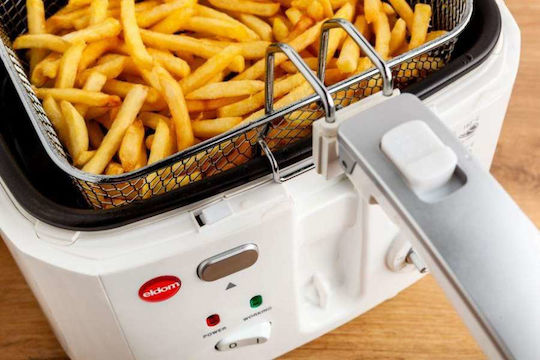 Eldom FR18 Fritteuse 2.5Es Weiß