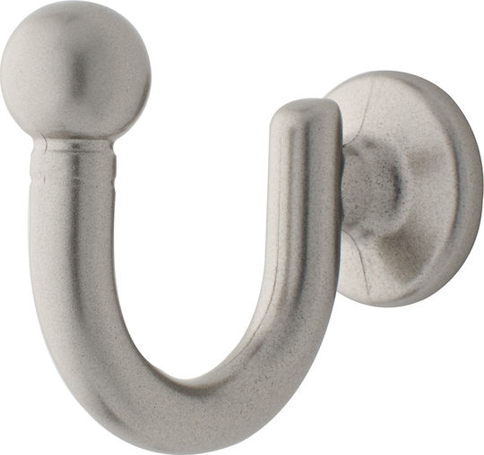 Zogometal Holdback Wall made of Metal Silver 1pcs