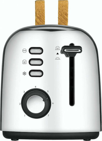 Unold Retro 2 Φρυγανιέρα 2 Θέσεων 950W Inox