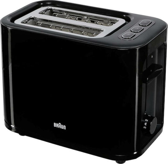 Braun HT3010 Toaster 2 Schlitze 1000W Schwarz