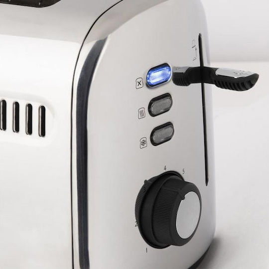 HKoenig Toaster 2 Slots 950W Inox