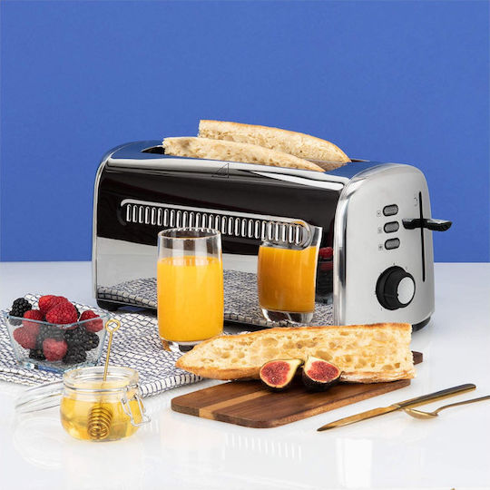 HKoenig Toaster 2 Schlitze 1500W Inox
