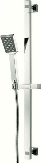 Tema Βέργα Ντουζ με Τηλέφωνο και Σπιράλ Chrome Tema Βέργα Ντουζ με Τηλέφωνο και Σπιράλ Chrome