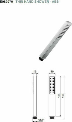 Eurorama Thin Handheld Showerhead