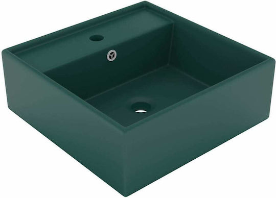 vidaXL Επικαθήμενος Νιπτήρας Κεραμικός 41x41x15cm vidaXL Επικαθήμενος Νιπτήρας Κεραμικός 41x41x15cm