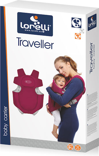 Lorelli Κλασικός Μάρσιπος Traveller με Μέγιστο Βάρος 9kg Red