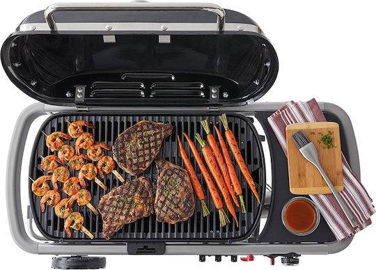 Weber Traveler Преносима Газово Барбекю Решетка 63.5брx34.3брсм. с 1 бр 3.8кВт