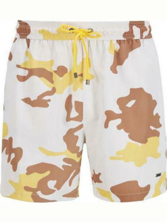 Herren Badebekleidung Shorts Weiß Tarnfarben