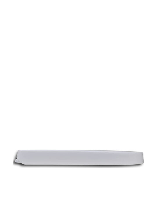 vidaXL Capac WC Închidere lentă Plastic 46x34cm Alb