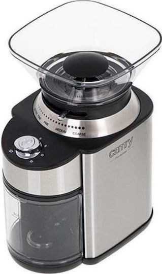 Camry CR-4443 Electric Coffee Grinder 200W for 230gr Beans and 16 Grind Levels Silver
