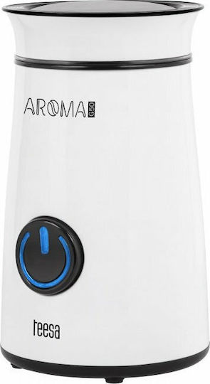 Teesa Aroma G50 Electric Coffee Grinder 150W for 50gr Beans White