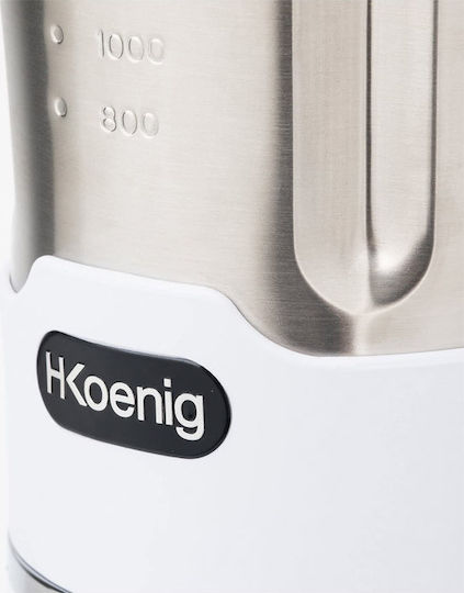 HKoenig Suppenschöpfer 900W mit Kapazität 1.7Es Weißer