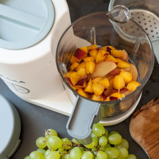 Beaba Babycook Neo Baby Food Steamer with Blender 1.25lt Grey/White